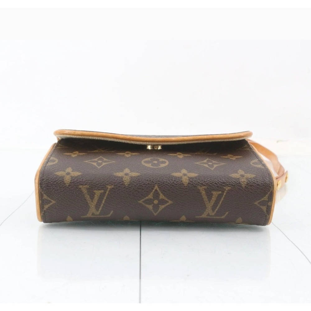 LOUIS VUITTON Pochette Florentine Waist Bag Monogram Canvas Brown - Picture 3 of 6